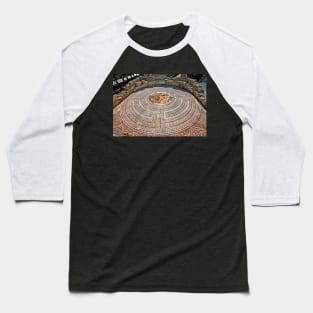 The Labyrinth of Crete in Cyprus Baseball T-Shirt